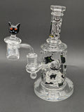 Pulsar Superstitious Kitty Glass Dab Rig Set | 8"