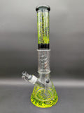 16" Wig Wag Coil Perc Beaker Bong