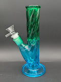 8" Twisted Multi Color Straight Tubes