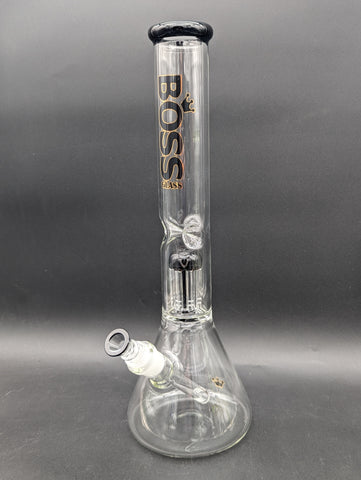 Boss Glass 16" Beaker w/ Tree Perc