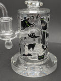 Pulsar Superstitious Kitty Glass Dab Rig Set | 8"
