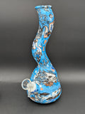 10" Assorted Twisted Neck Silicone Beaker