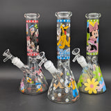 Happy Animal Cartoon Beaker Bongs 10"