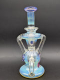 Uzzi Glass Fumed Klein Recycler Dab Rig