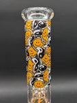 Pulsar Design Series Straight Tube Glass Water Pipe | Yin Yang Y'all | 12"-Avernic Smoke Shop