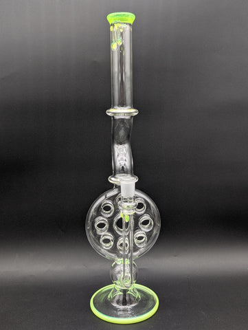 Uzzi Glass Swiss Perc Bong - Slime Green