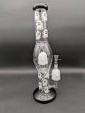 Pulsar Glow In the Dark Ghosty Glass Bong| 15.25"