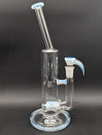 2K Glass 13" Bent Neck Threeline Tube