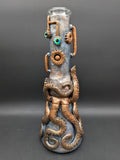 12" Steampunk Octopus 3D Beaker Bong
