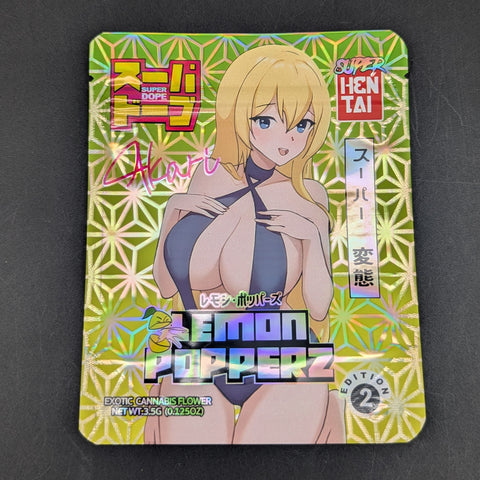 Super Dope - Lemon Poppers 3.5g Mylar Bag