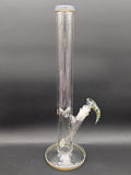 2K Glass Straight Tube with Diffused Downstem