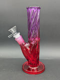 8" Twisted Multi Color Straight Tubes