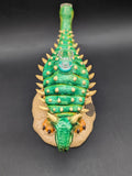 Ankylosaurus Dinosaur Bong - Glass and Resin
