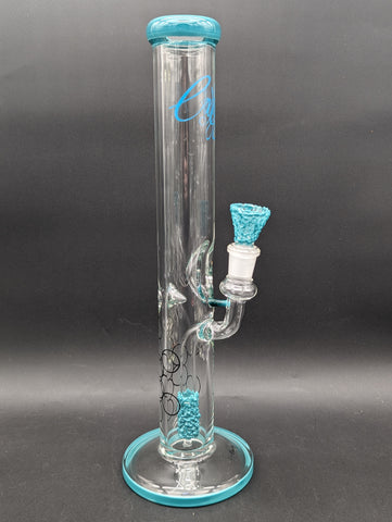 Envy Glass 16" "Pop Rocks" Fixed Downstem Straight Bong-Avernic Smoke Shop