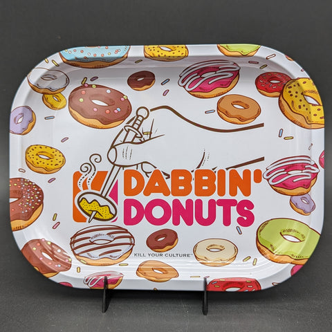 Kill Your Culture Rolling Tray | Dabbin Donuts | 7"x5.5"-Avernic Smoke Shop