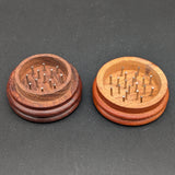 Round Wood Solid Color 2 Piece Grinder