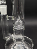 2K Glass 11" Dual Perc Sidecar Bong