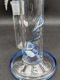 2K Glass Dual Color Dual Mouth Heart Bong