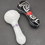 Sqwash Glass Color Swirl Spoon Pipes-Avernic Smoke Shop