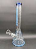 Wormhole Glass "Model: Alpha" 14″ Beaker Bong