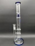 Phoenix Glass 17.5" Triple Honeycomb Straight Tube