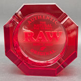 RAW Crystal Ashtray - Red