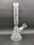 Milkyway Glass "Expansion" 14″ Beaker Bong with Collins Perc-Avernic Smoke Shop