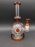 Pulsar Crazy Pumpkins Glass Water Pipe | 8"