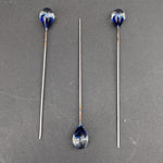 Glass Marble Hairpin Poker Tool | 3.5"-Avernic Smoke Shop