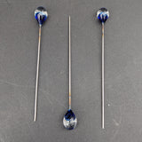 Glass Marble Hairpin Poker Tool | 3.5"-Avernic Smoke Shop