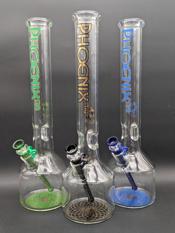 18" Phoenix Big Base Beaker Bong 7mm Thick