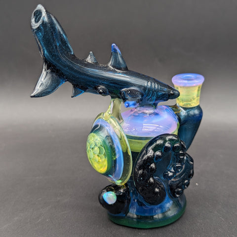 Mako Glass Shark Shredder Dab Rig-Avernic Smoke Shop