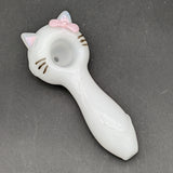SeshGear Cute Kitty Glass Spoon Pipe | 4"