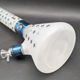 18" LV 7mm Frosted Glass Beaker Bong