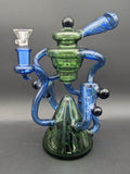 9" Multi Slit Dual Recycler Bong