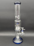 13.5" Dual Matrix Straight Tube Bong