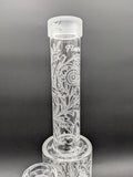 Milkyway Glass "Floral X" 13″ Water Pipe-Avernic Smoke Shop
