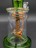 10" Worked Glass Incycler Bong