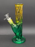 8" Twisted Multi Color Straight Tubes