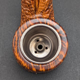 Faux Wood Textured 6" Sherlock Pipe