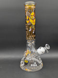14" Bee Beaker Bongs 9mm Thick