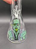 Pulsar FrankenGhoul Beaker Glass Water Pipe | 9.75"