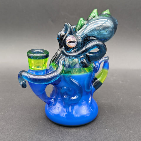 Mako Glass 4.5" Octopus Dab Rig-Avernic Smoke Shop