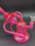 Full Color Glass Twisted Dual Chamber Recycler