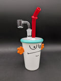 SeshGear Drink Cup Dude Glass Dab Rig | 8"