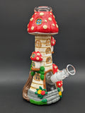 10" 3D Mushroom Tower Beaker Bong