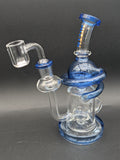 Hittn Glass 7" Orbit Recycler Dab Rig