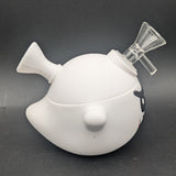 Round Ghost Silicone Water Pipe-Avernic Smoke Shop