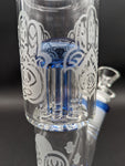 Sandblasted Straight Tube W/ Tree 12.5"