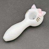 SeshGear Cute Kitty Glass Spoon Pipe | 4"